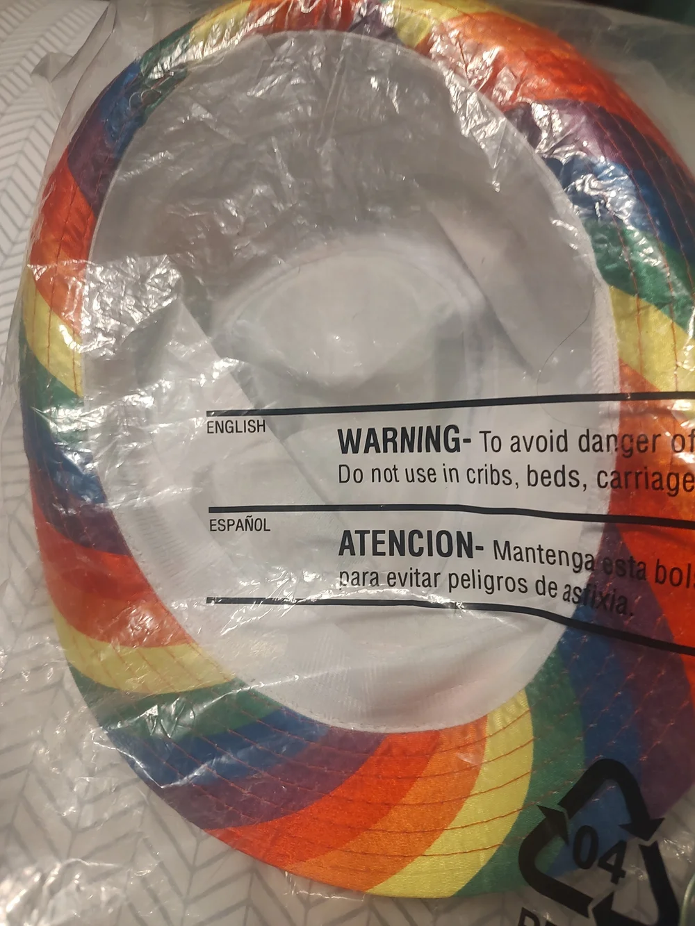 Rainbow 🌈 Stripe Party Hat, Suspenders Sunglasses And Bow Tie.  NWT 🏳️‍🌈